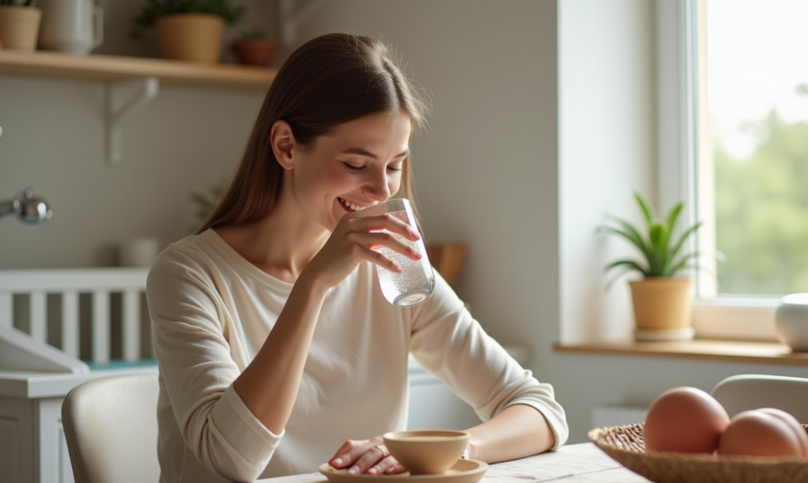 Boire de l’eau pour perdre du poids après l’accouchement : est-ce vraiment efficace ?