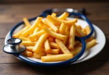 Calories dans les frites : impact sur la santé cardiovasculaire