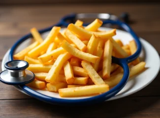 Calories dans les frites : impact sur la santé cardiovasculaire